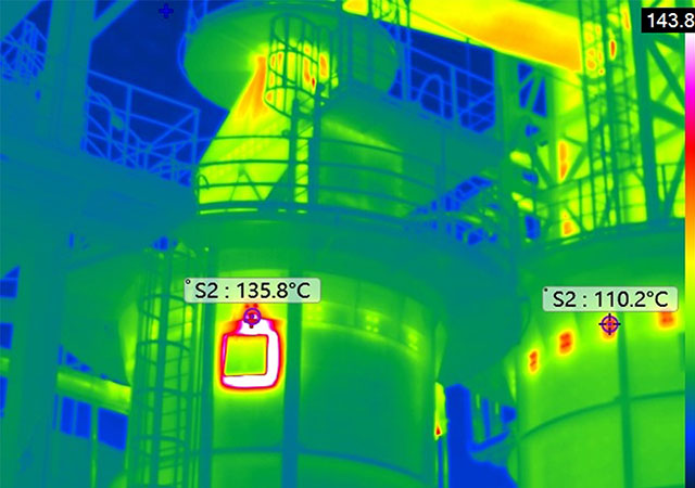 Преимущества инфракрасного тепловизионного обнаружения утечек газа