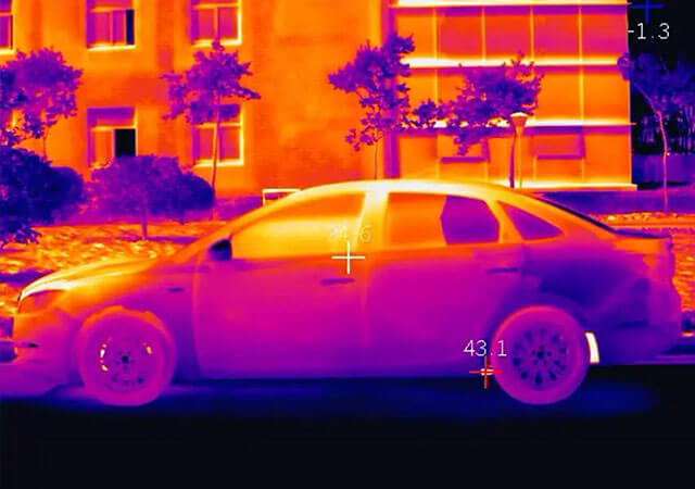 Инфракрасное тепловидение в автомобильной промышленности