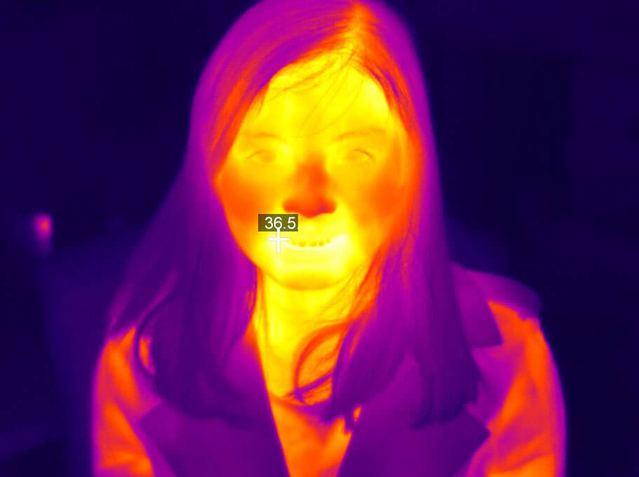 How does infrared thermal imaging contribute to COVID-19?